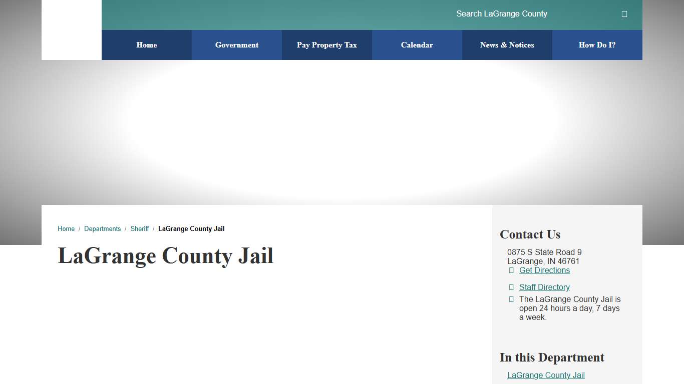 LaGrange County Jail / LaGrange County, Indiana